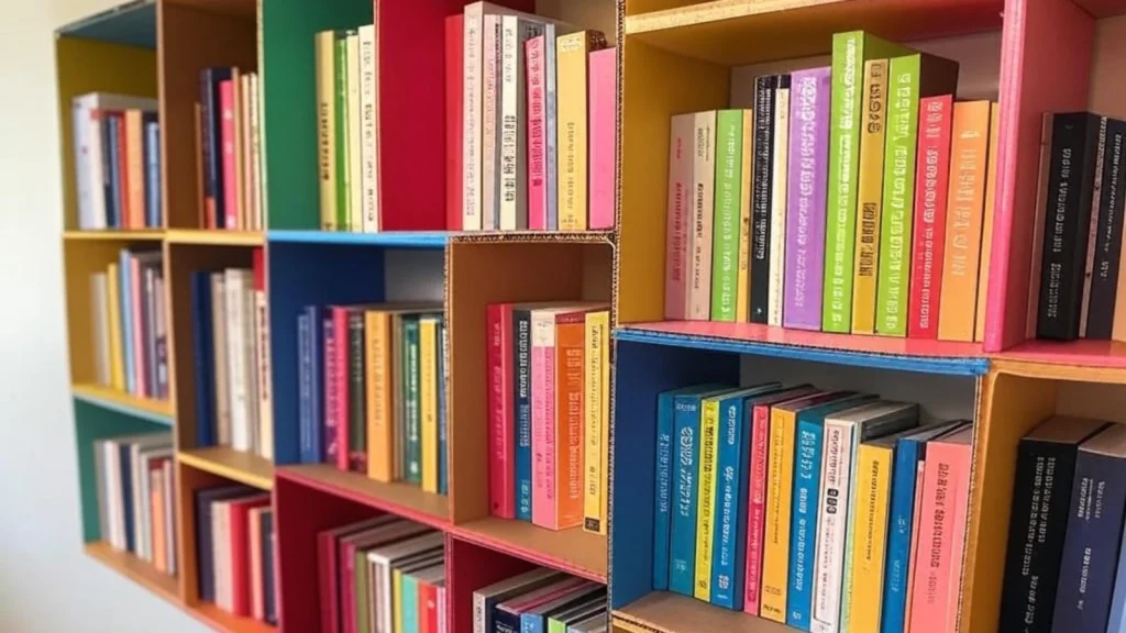 Cara Mudah Membuat Rak Buku Tempel DIY di Rumah