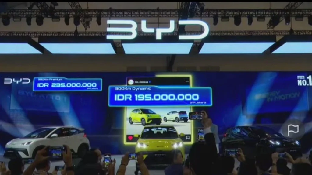 BYD Rilis Teaser Mobil Listrik Terbaru untuk Pasar Indonesia